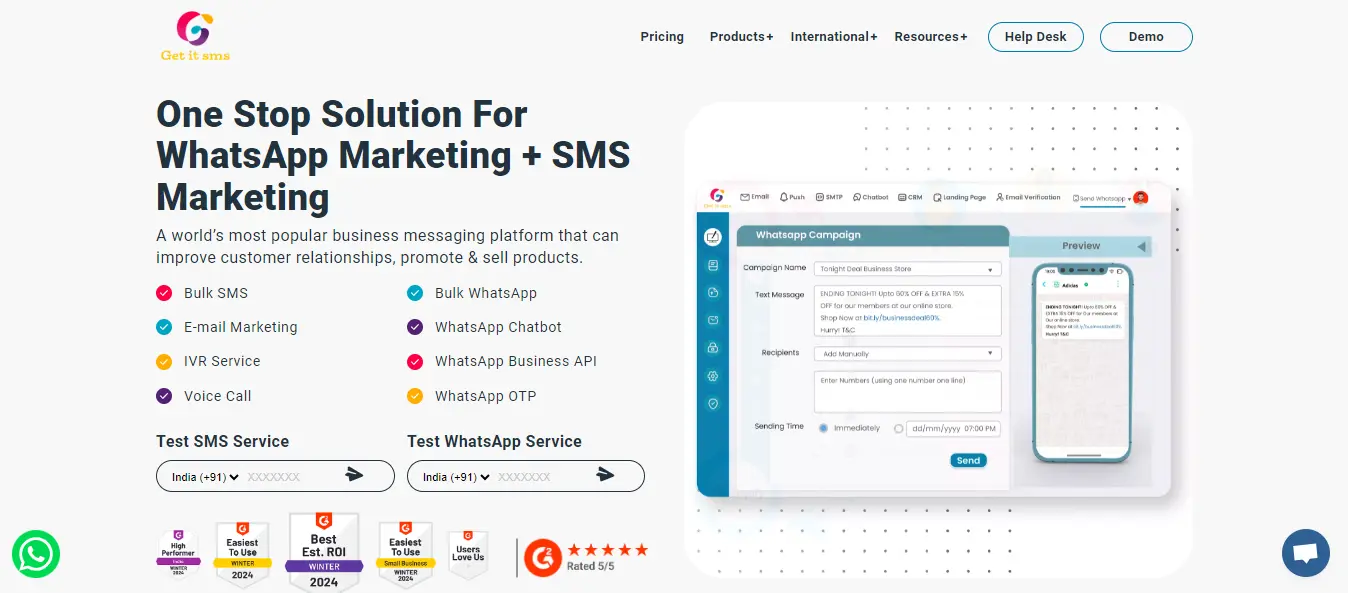 GetItSMS: Best WhatsApp Marketing Companies in Hyderabad