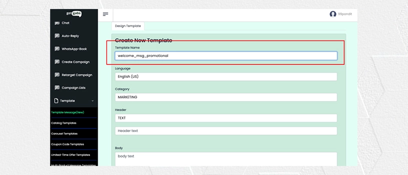 How to Create a WhatsApp Message Template