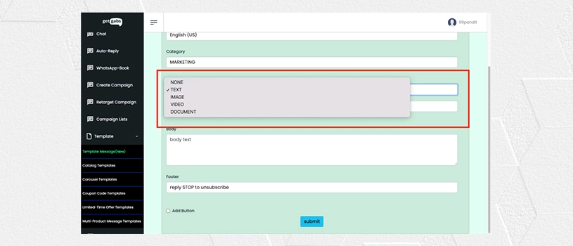 How to Create a WhatsApp Message Template