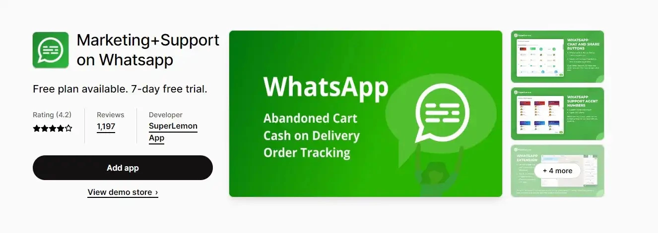 Best Shopify WhatsApp Apps/Plugins